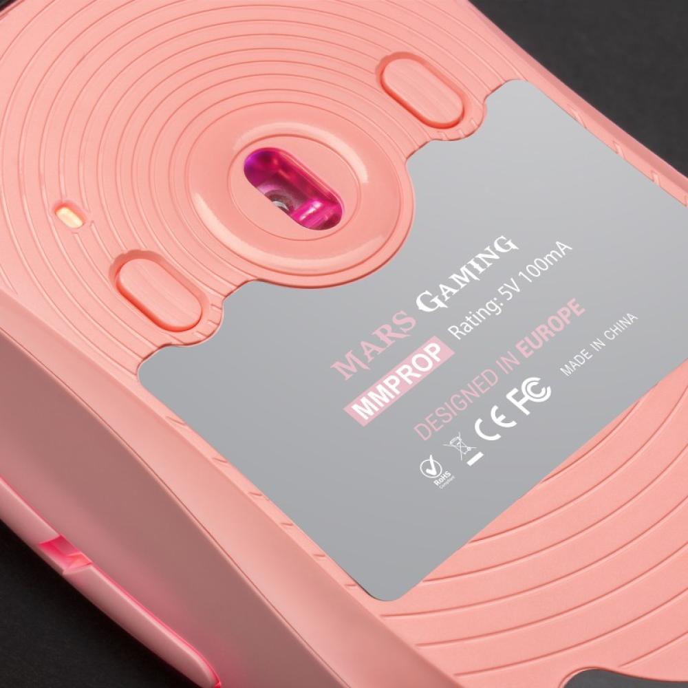 Mars Gaming - MMPROP, Rosa, One size