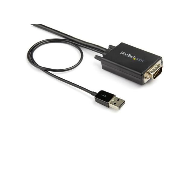 StarTech.com - Cable de 2m Adaptador VGA a HDMI - Alimentado por USB - 1080p