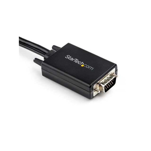 StarTech.com - Cable de 2m Adaptador VGA a HDMI - Alimentado por USB - 1080p