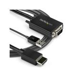 StarTech.com - Cable de 2m Adaptador VGA a HDMI - Alimentado por USB - 1080p