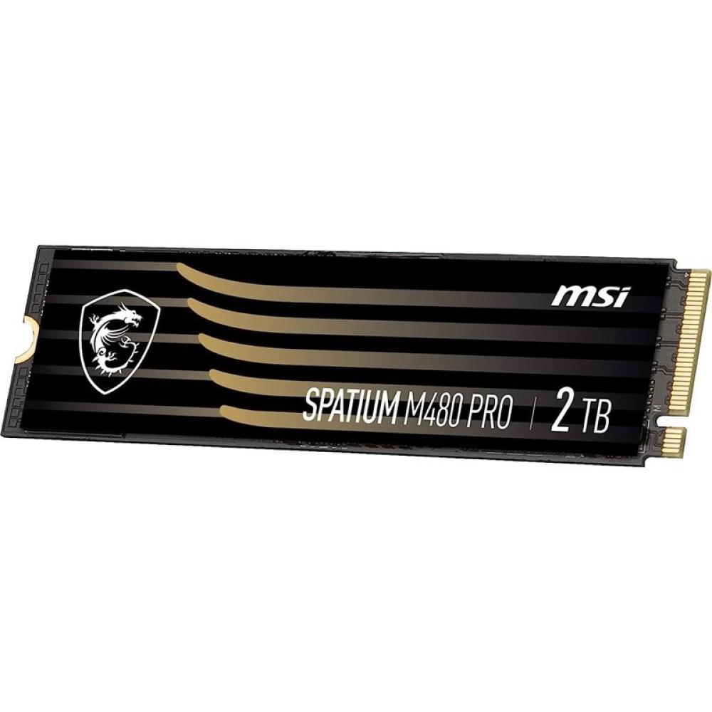 MSI - Spatium M480 PRO PCIE 4.0 NVME M.2 2TB unidad de estado sólido PCI Express 4.0 3D NAND
