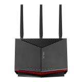 ASUS - RT-BE86U router inalámbrico 10 Gigabit Ethernet Doble banda (2,4 GHz / 5 GHz) Negro