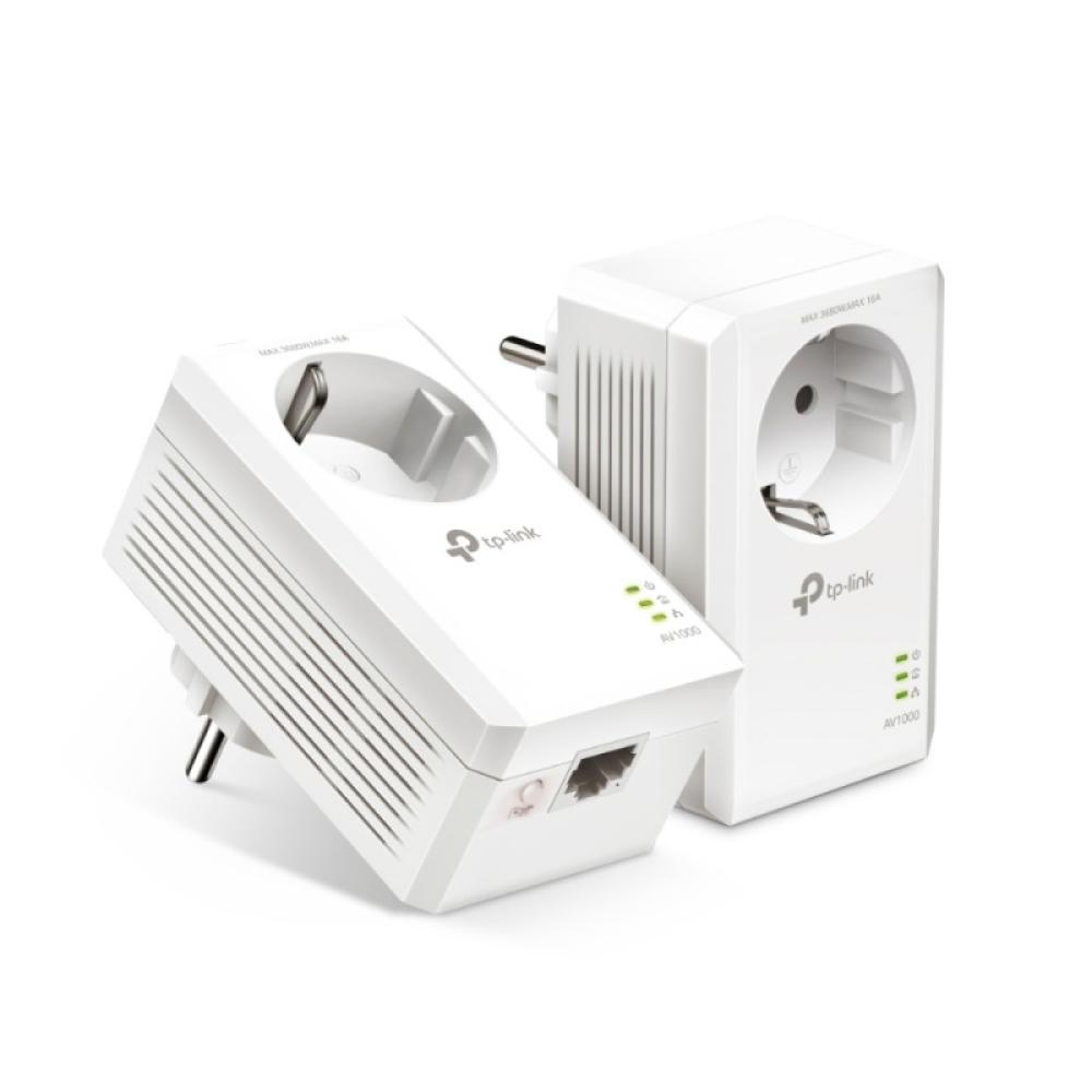 TP-Link - TL-PA7017P KIT adaptador de red PowerLine 1000 Mbit/s Ethernet Blanco 2 pieza(s)