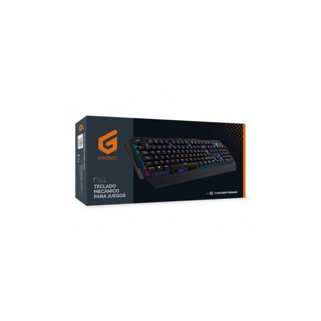 Conceptronic - KRONIC teclado Juego USB QWERTY Español Negro