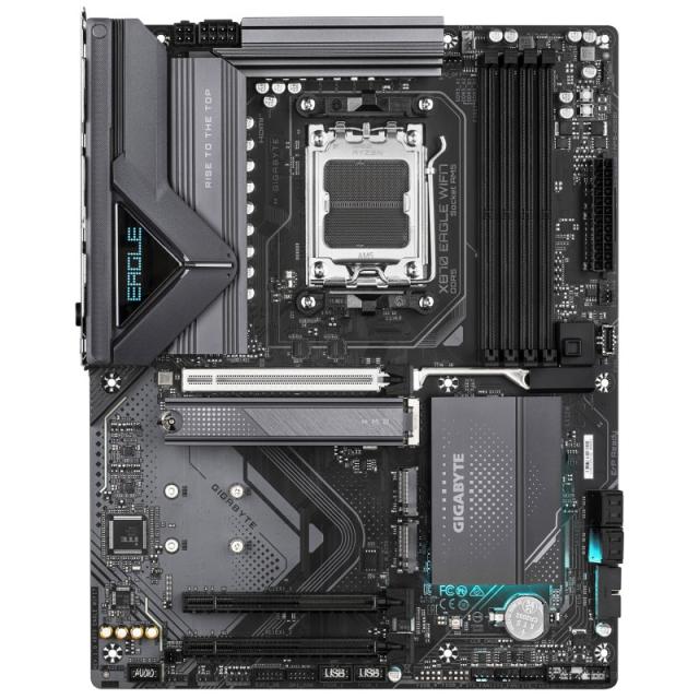 GIGABYTE - X870 EAGLE WIFI7 Placa Base - Compatible con CPUs AMD Ryzen 9000, 14+2+2 fases VRM, hasta 8000MHz DDR5 (OC), 1xPCIe 5
