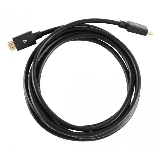 V7 - Cable HDMI 2.1 48 Gbps 8K UHD de 3 m/10 ft negro
