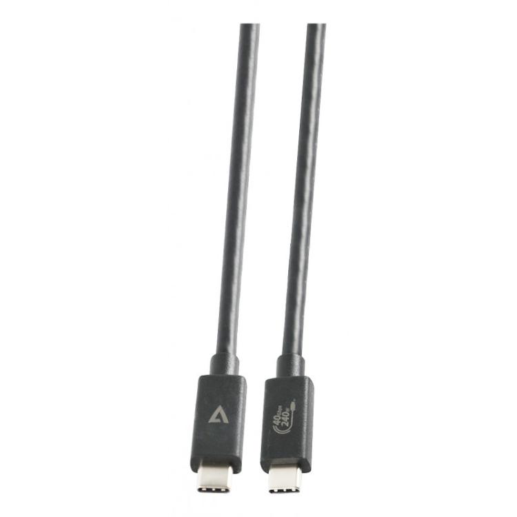 V7 - Cable USB 40 Gbps 240 W USB Type-C de 1.2 m