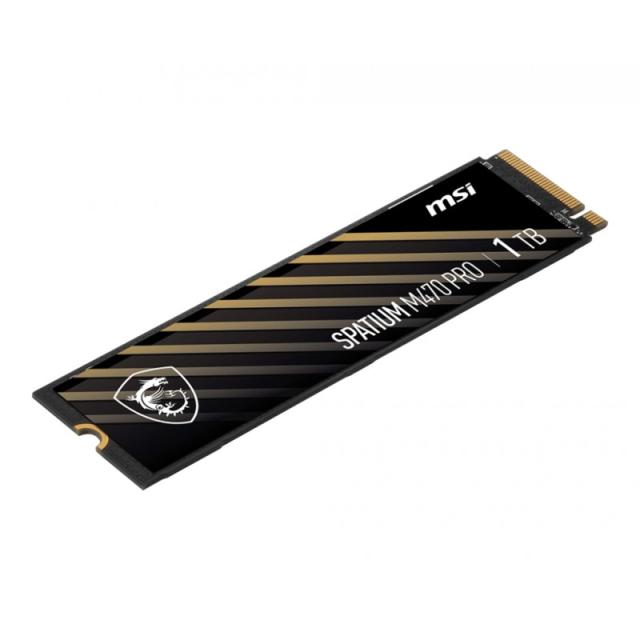 MSI - Spatium M470 PRO PCIe 4.0 NVMe M.2 1TB PCI Express 4.0 3D NAND