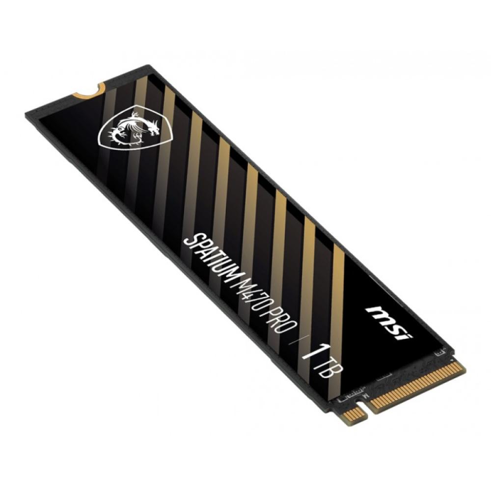 MSI - Spatium M470 PRO PCIe 4.0 NVMe M.2 1TB PCI Express 4.0 3D NAND