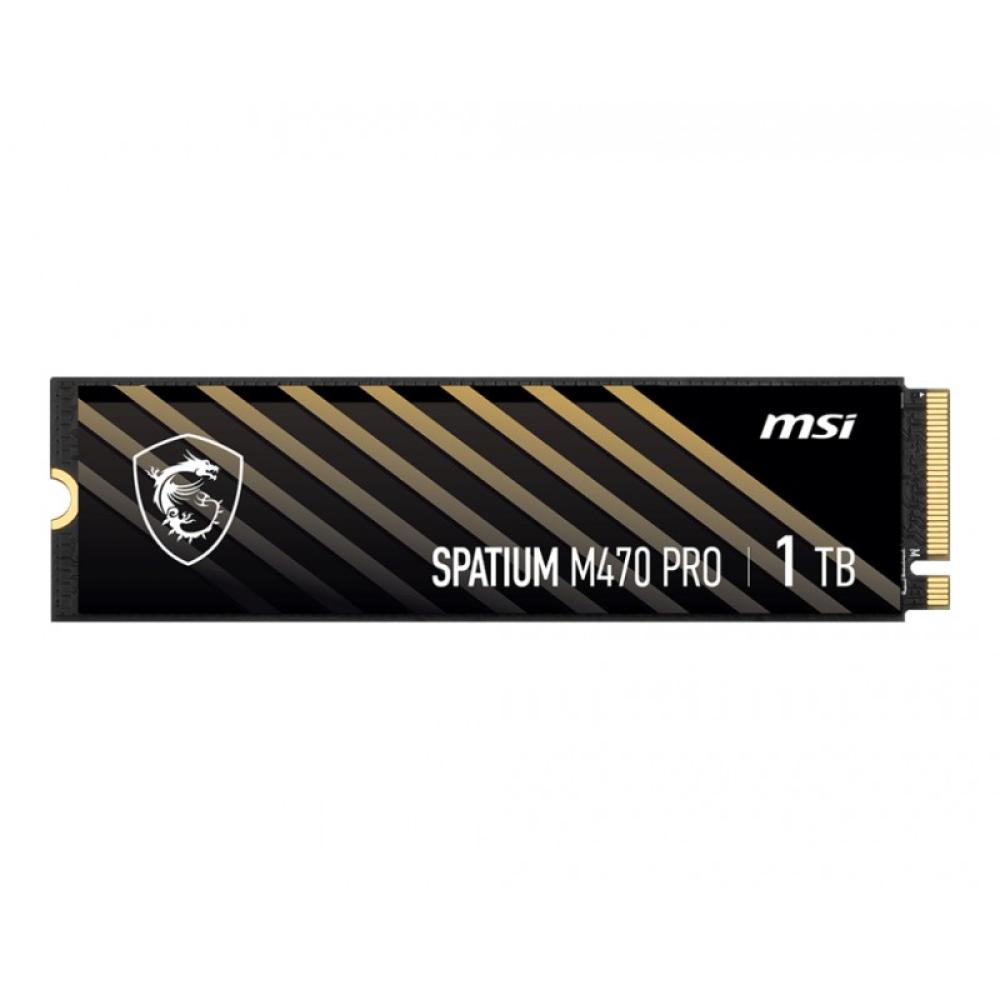 MSI - Spatium M470 PRO PCIe 4.0 NVMe M.2 1TB PCI Express 4.0 3D NAND