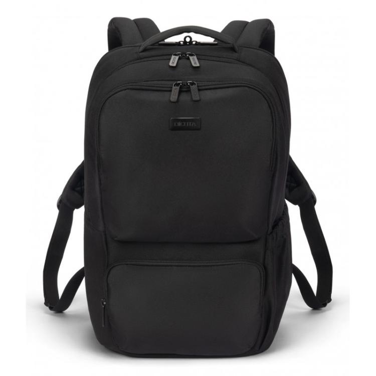 DICOTA - D32116-RPET mochila Mochila informal Negro Poliéster, Tereftalato de polietileno reciclado (rPET)