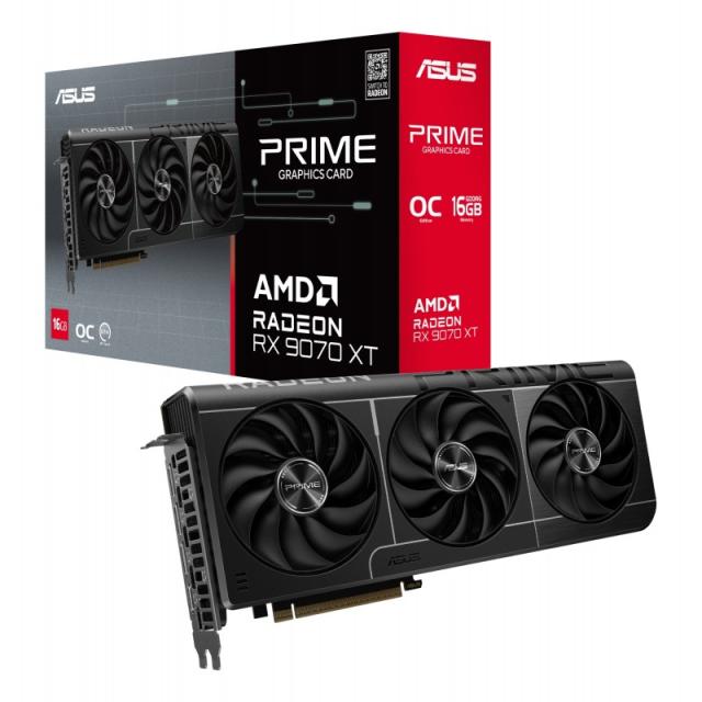 ASUS - Prime -RX9070XT-O16G AMD Radeon RX 9070 XT 16 GB GDDR6