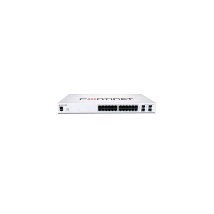 Fortinet - FS-124F-POE switch Gigabit Ethernet (10/100/1000) Energía sobre Ethernet (PoE) 1U Blanco