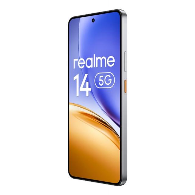 realme - 14 16,9 cm (6.67") Android 15 5G 12 GB 256 GB 6000 mAh Plata