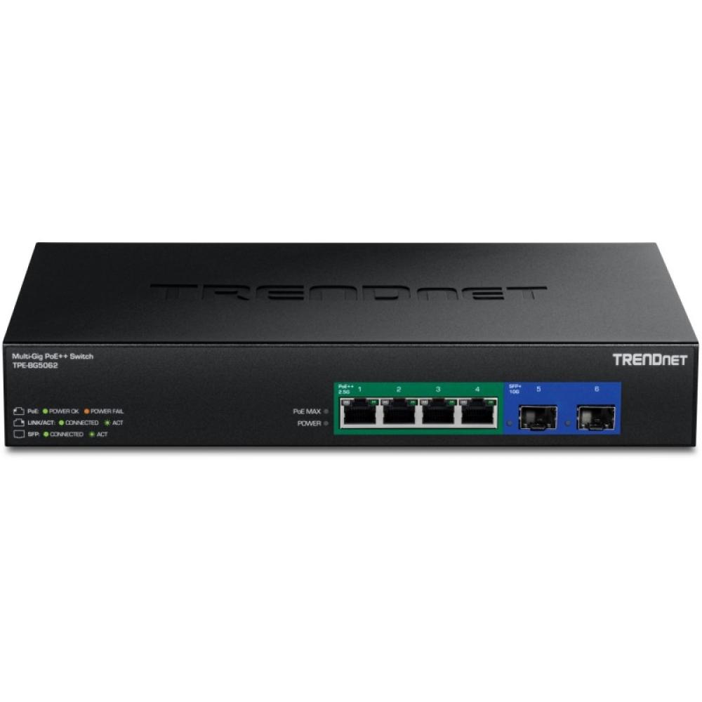 Trendnet - TPE-BG5062 switch No administrado 2.5G Ethernet (100/1000/2500) Energía sobre Ethernet (PoE) Negro