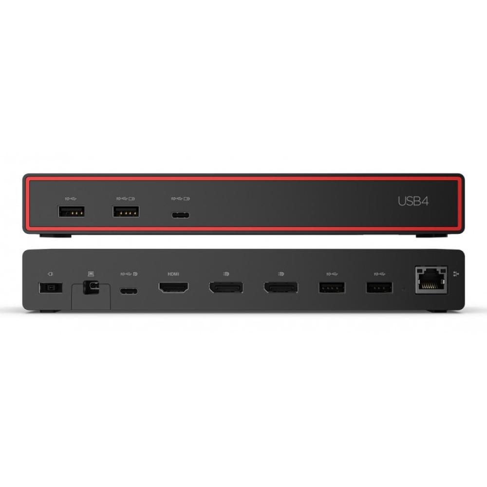 Lenovo - ThinkPad USB4 Dock 5000 Alámbrico Thunderbolt 4 Negro