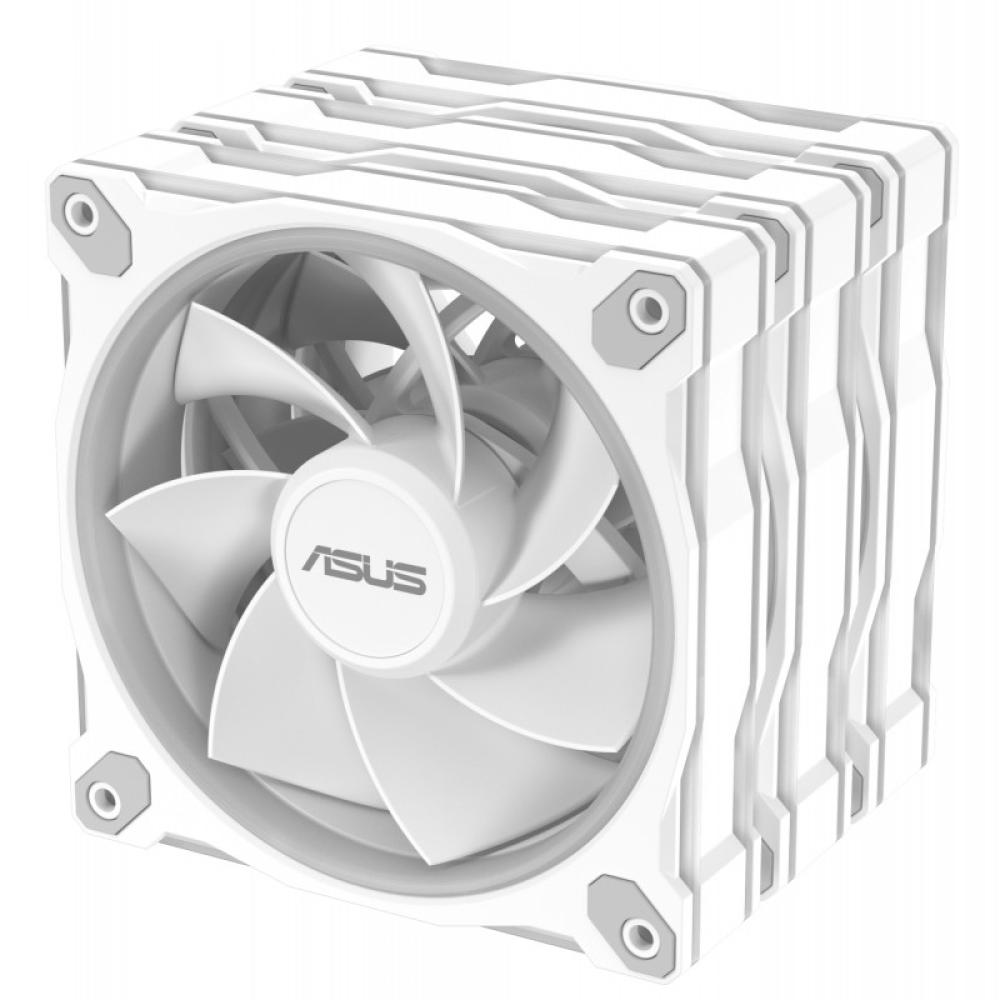 ASUS - Prime MR120 Fan ARGB Reverse White 3in1 Carcasa del ordenador Ventilador 12 cm Blanco 3 pieza(s)