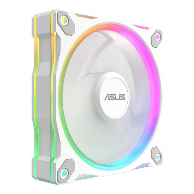 ASUS - Prime MR120 Fan ARGB Reverse White 3in1 Carcasa del ordenador Ventilador 12 cm Blanco 3 pieza(s)