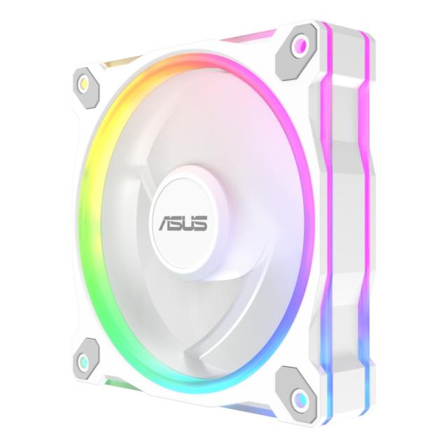ASUS - Prime MR120 Fan ARGB Reverse White 3in1 Carcasa del ordenador Ventilador 12 cm Blanco 3 pieza(s)