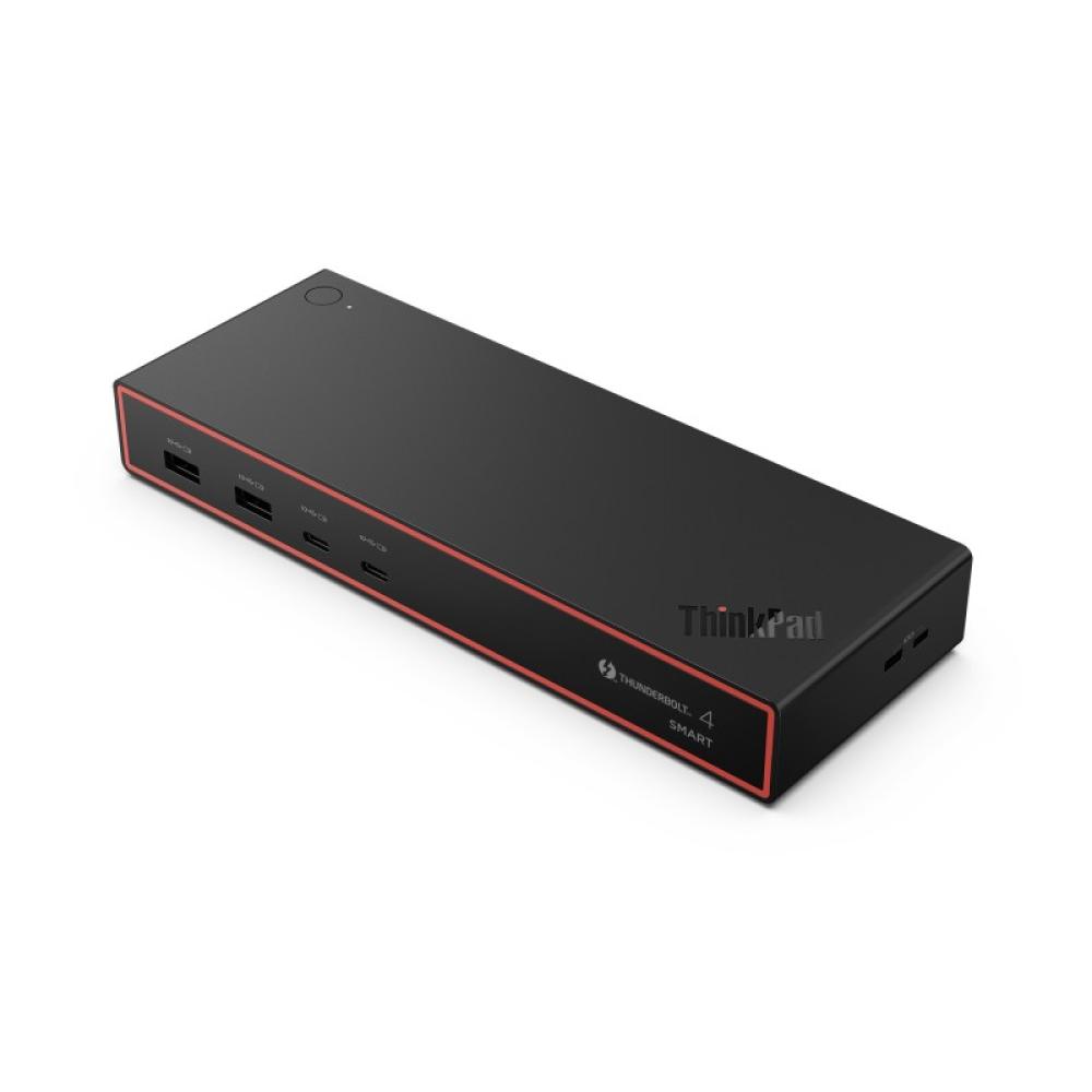 Lenovo - ThinkPad Thunderbolt 4 Smart Dock Gen2 7500 Alámbrico Negro