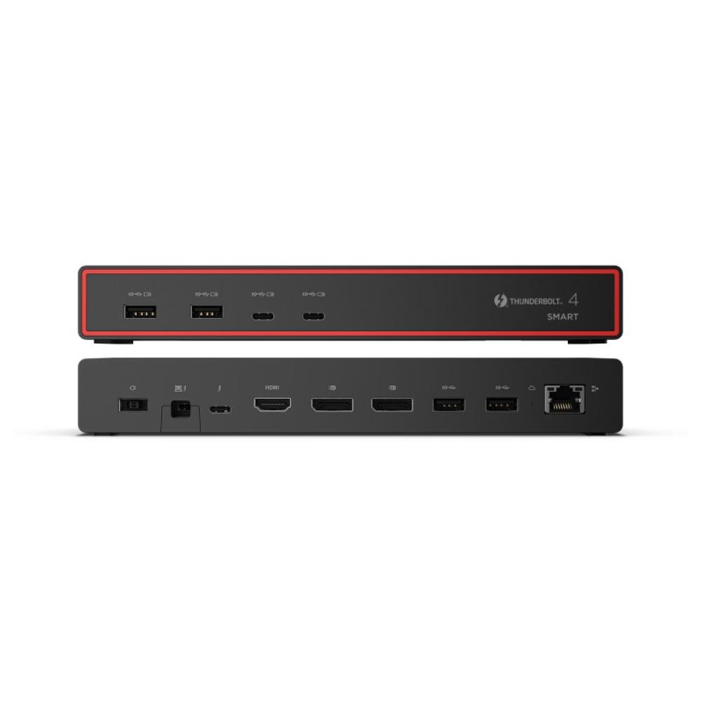 Lenovo - ThinkPad Thunderbolt 4 Smart Dock Gen2 7500 Alámbrico Negro