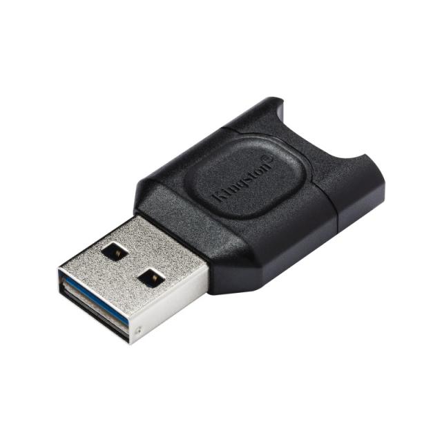 Kingston Technology - MobileLite Plus lector de tarjeta USB 3.2 Gen 1 (3.1 Gen 1) Type-A Negro