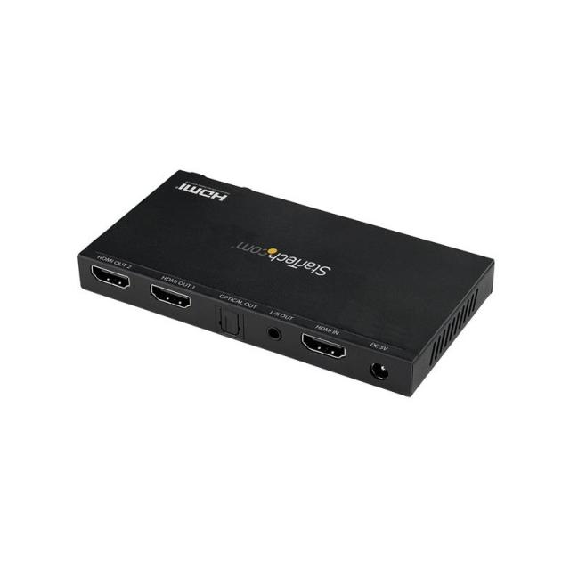 StarTech.com - Divisor HDMI de 2 Puertos - de 4K 60Hz con Escalador Incorporado