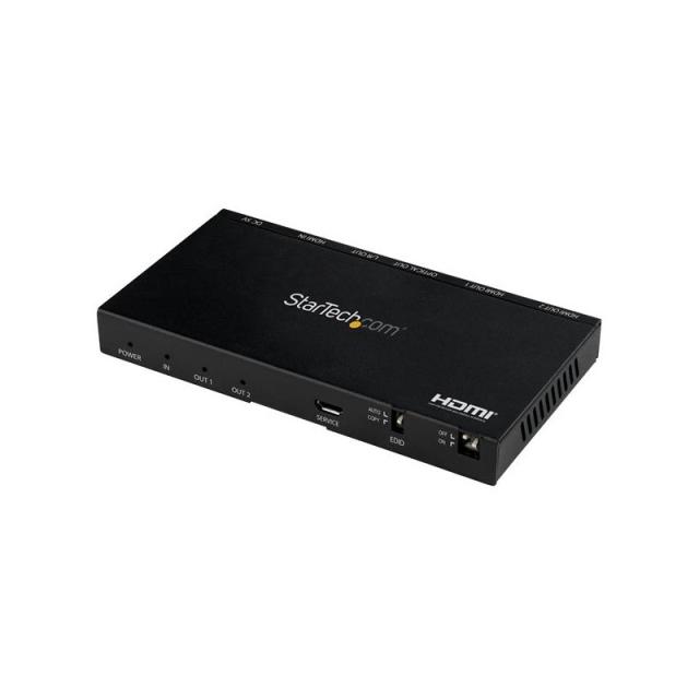 StarTech.com - Divisor HDMI de 2 Puertos - de 4K 60Hz con Escalador Incorporado