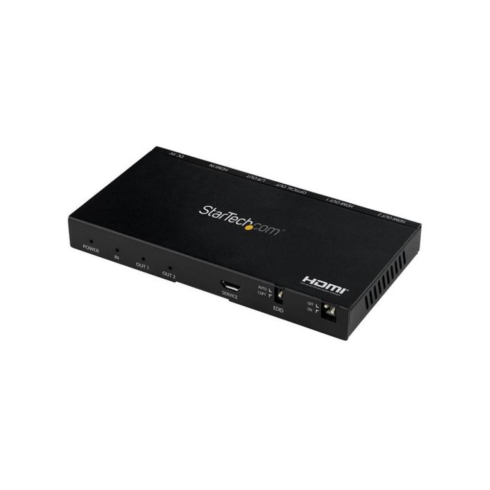 StarTech.com - Divisor HDMI de 2 Puertos - de 4K 60Hz con Escalador Incorporado