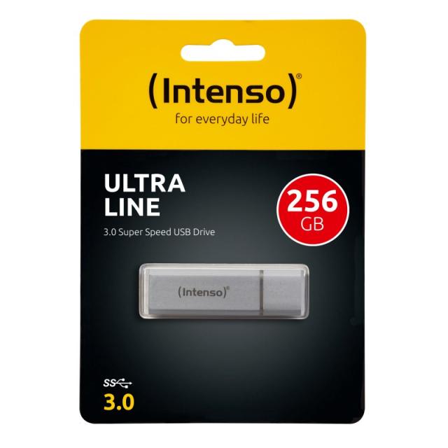 Intenso - Ultra Line unidad flash USB 256 GB USB tipo A 3.2 Gen 1 (3.1 Gen 1) Plata