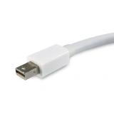 Equip - Adaptador de Mini DisplayPort a DisplayPort, color blanco