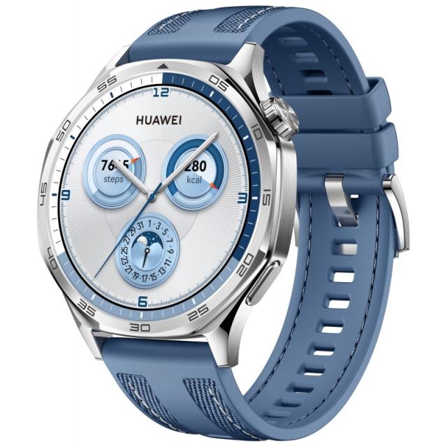 Huawei - WATCH GT5 46mm 3,63 cm (1.43") AMOLED Digital 466 x 466 Pixeles Acero inoxidable GPS (satélite)