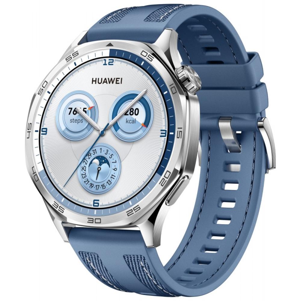 Huawei - WATCH GT5 46mm 3,63 cm (1.43") AMOLED Digital 466 x 466 Pixeles Acero inoxidable GPS (satélite)