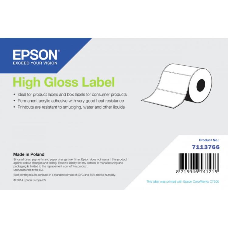 Epson - High Gloss Label Etiqueta para impresora autoadhesiva - 7113766