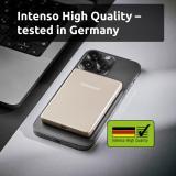 Intenso - MW5000 Batería Externa Magnética 5000 mAh – Compatible con MagSafe, Carga Inalámbrica 15W, USB-C PD 20W, Del - 7344021