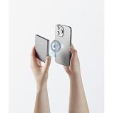 Intenso - Batería Externa Magnética MW5000 5000 mAh – Compatible con MagSafe, Carga Inalámbrica 15W, USB-C PD 20W, Delgada y Com