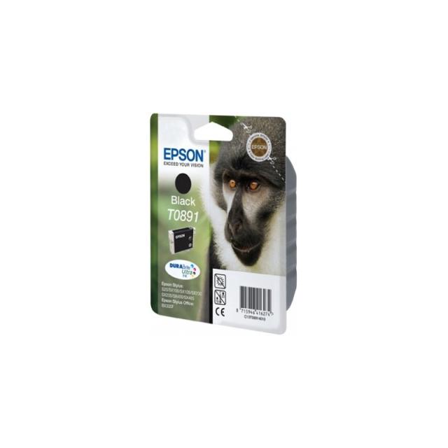 Epson - Monkey Singlepack Black T0891 DURABrite Ultra Ink