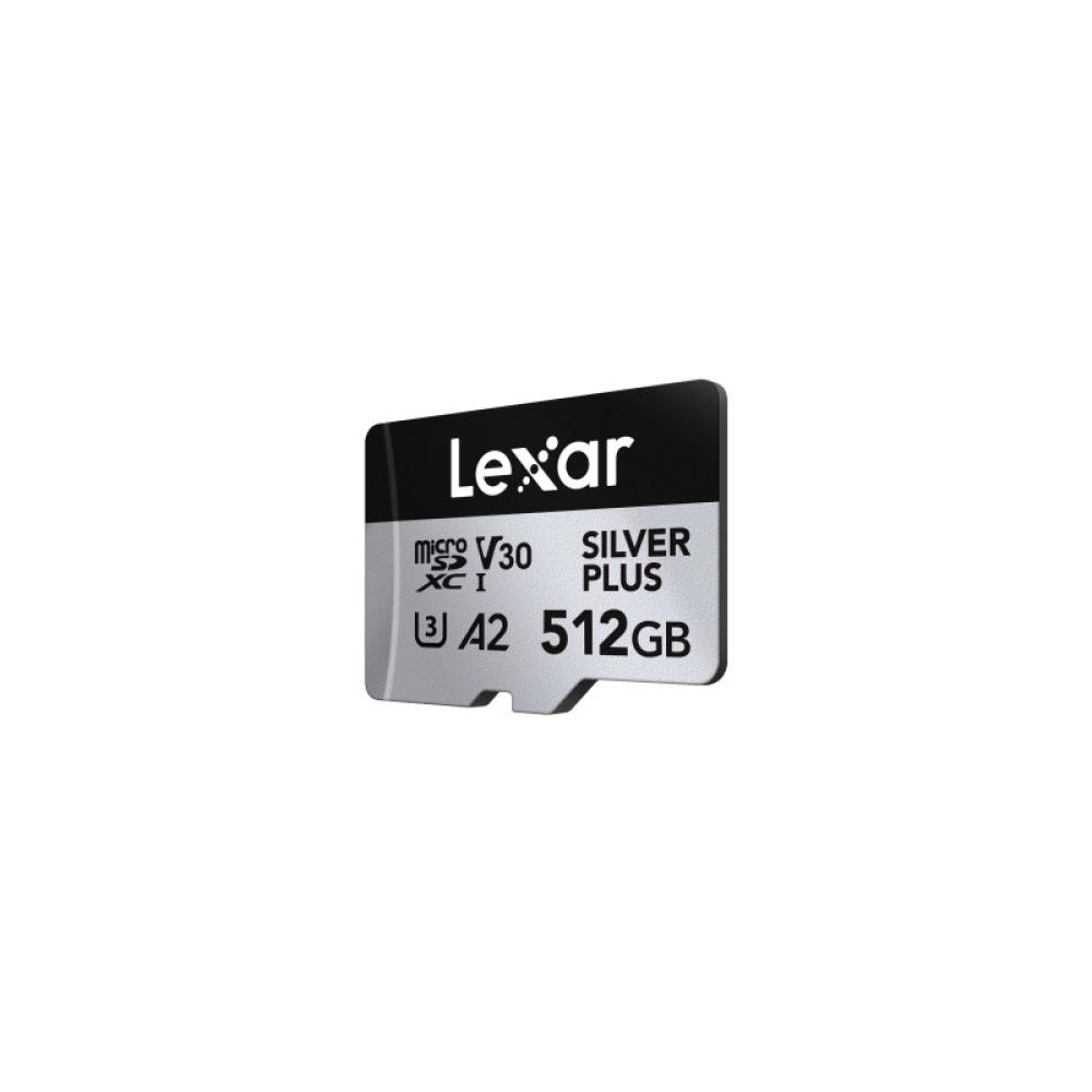 Lexar - Professional SILVER PLUS 512 GB MicroSDXC UHS-I