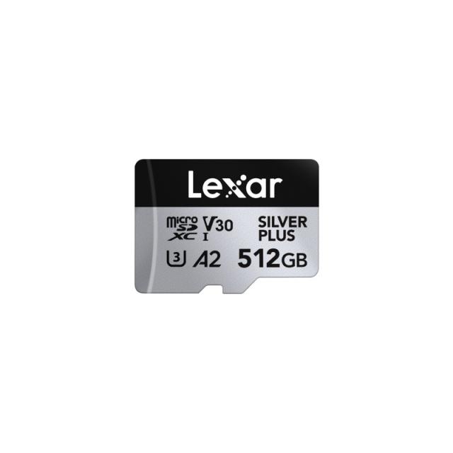 Lexar - Professional SILVER PLUS 512 GB MicroSDXC UHS-I