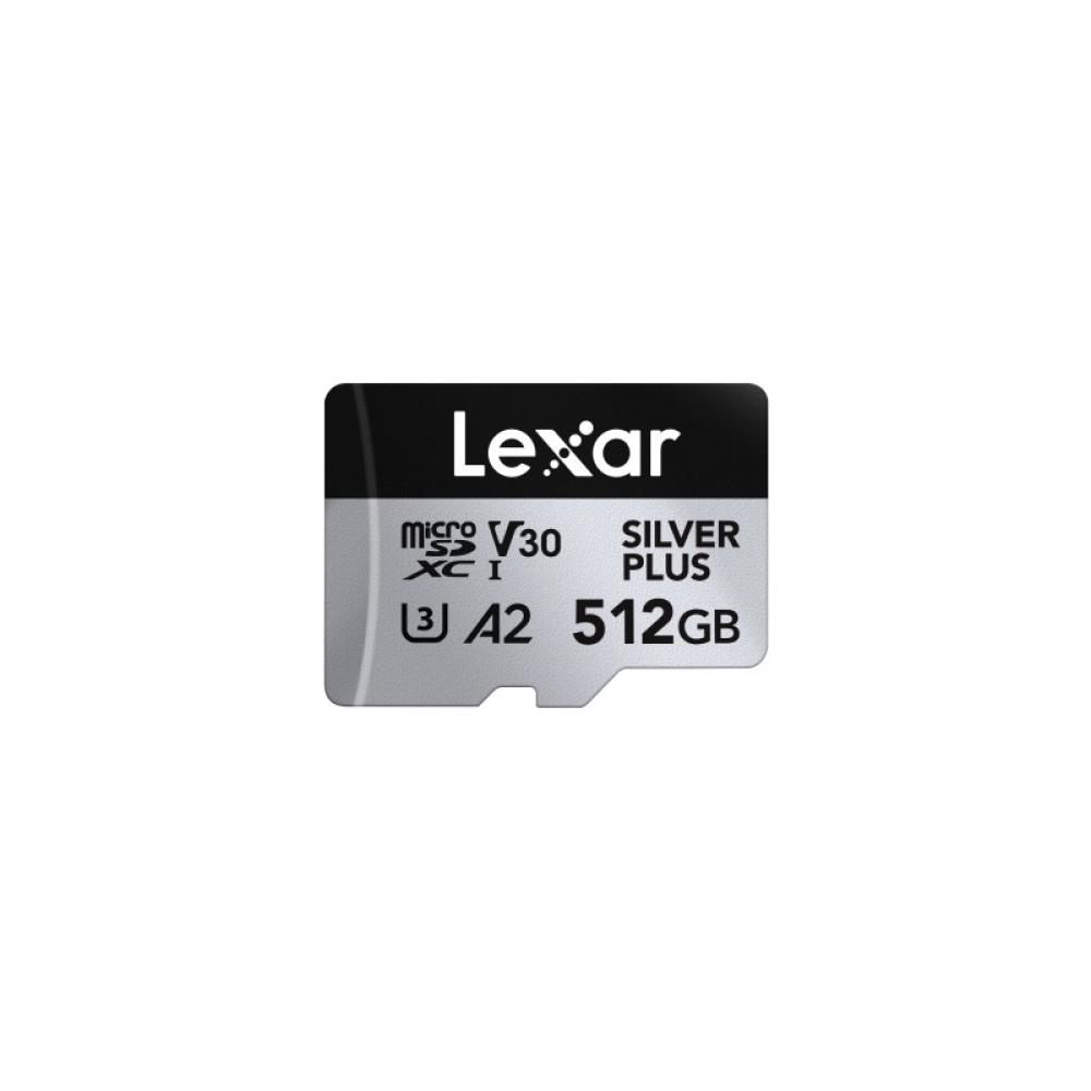 Lexar - Professional SILVER PLUS 512 GB MicroSDXC UHS-I