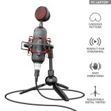 Trust - GXT 244 Buzz Negro, Rojo Micrófono para PC