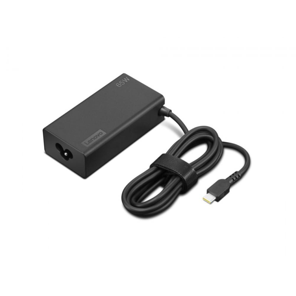Lenovo - 4X21S91187 adaptador e inversor de corriente Interior 65 W Negro