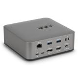StarTech.com - 215UE-TB5USB4DOCK base para portátil y replicador de puertos Alámbrico Thunderbolt 5 Gris