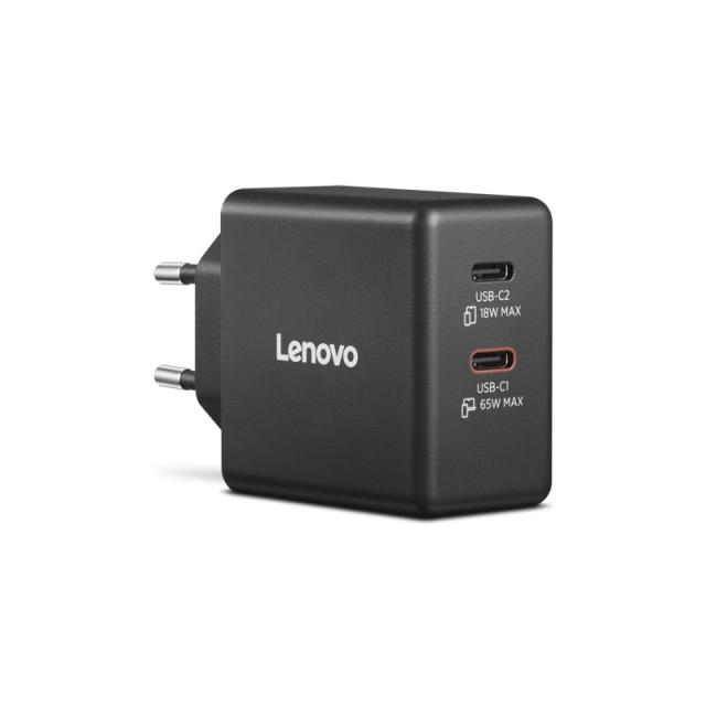 Lenovo - 40AW065BEU adaptador e inversor de corriente Interior / exterior 65 W Negro