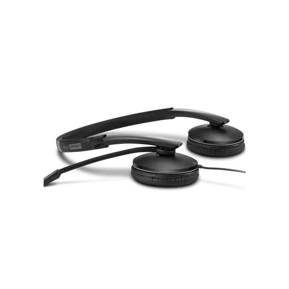 Lenovo - 4XD1M39029 auricular y casco Auriculares Alámbrico Diadema USB Tipo C Negro
