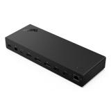Lenovo - ThinkPad USB4 Smart Dock 5500 with 135W Adapter Alámbrico Negro