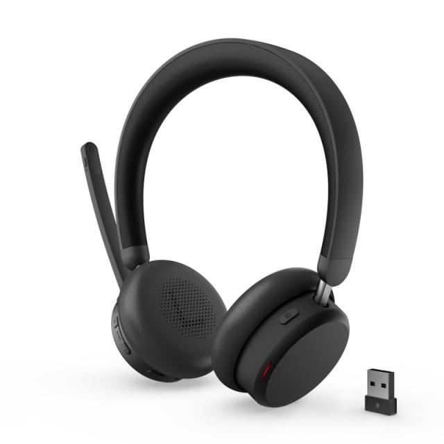 Lenovo - ANC Headset 6550 Auriculares Inalámbrico Diadema Oficina/Centro de llamadas USB Tipo C Bluetooth Negro