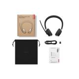 Lenovo - ANC Headset 6550 Auriculares Inalámbrico Diadema Oficina/Centro de llamadas USB Tipo C Bluetooth Negro