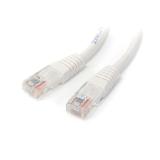 StarTech.com - Cable de Red Ethernet 15m UTP Patch Cat5e Cat 5e RJ45 Moldeado - Blanco
