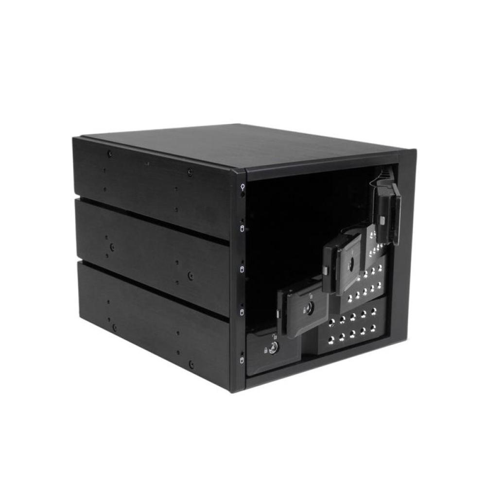 StarTech.com - Rack Móvil Backplane de 4 Bahías de Intercambio en Caliente - Rack Móvil Hot Swap sin Bandeja para Unidades de DD